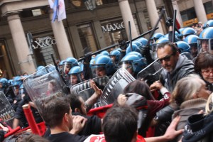 1 maggio scontri